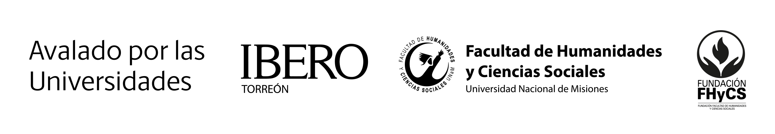 Logotipos de las universidades que avalan el programa
